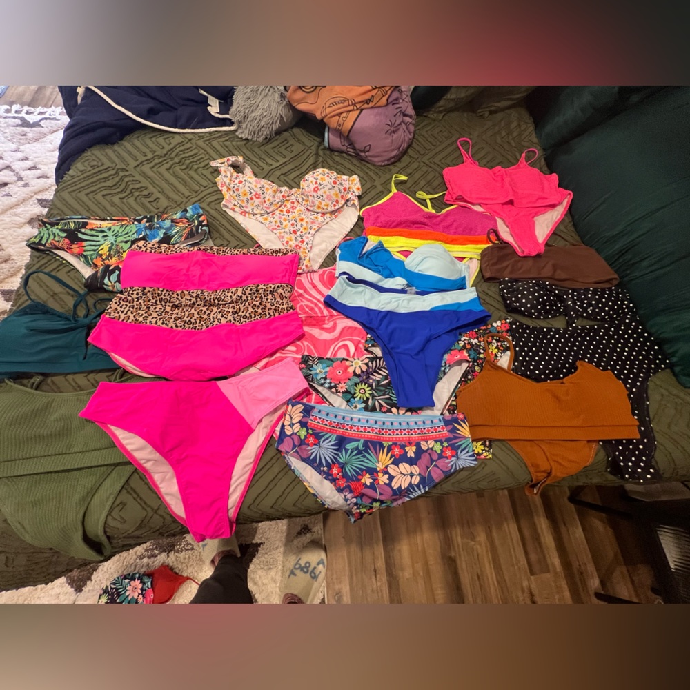 Lot of SHEIN high waisted bikinis size XL